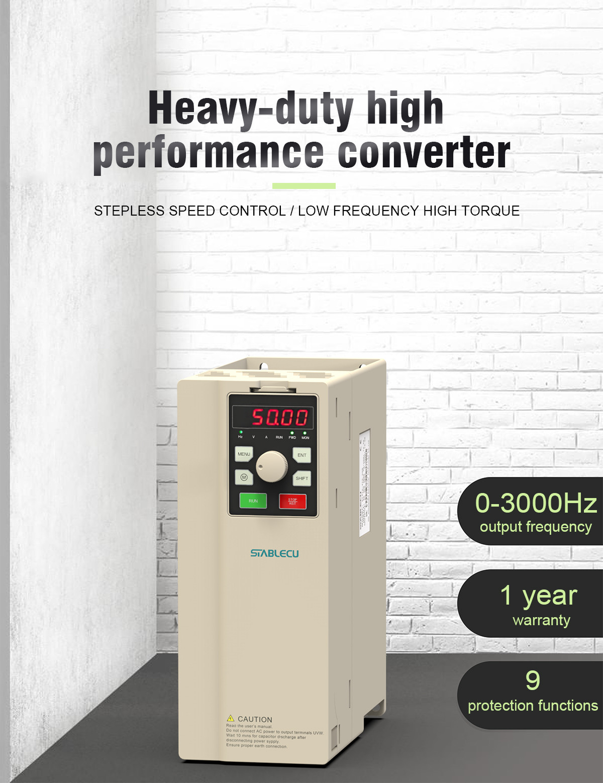 11KW Variable Frequency Drive Vector Frequency Inverter For Industrial Automation Machine