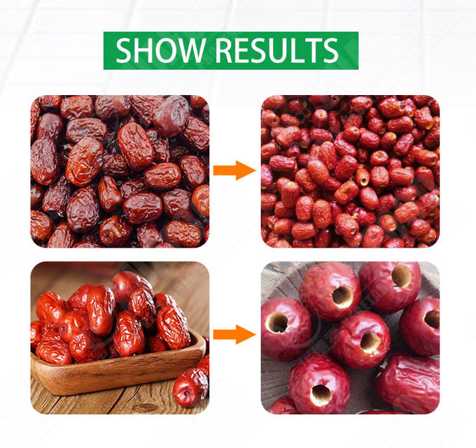 Seed Removing 84000pcs/H Date Olive Pitting Machine