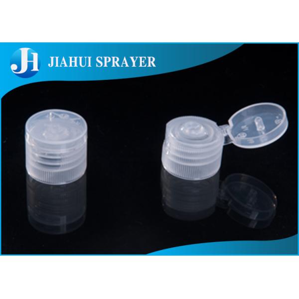PP Component Cosmetic Bottle Caps / 20 24 410 Flip Top Cap Colorful For Pet Bottle