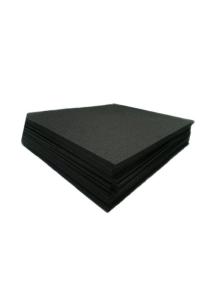 Black Alkali Resistant Sound Insulation EPDM Rubber Foam