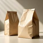 Transparent Window Stand-Up Mylar Bags - Oxygen Absorber For Coffee / Nuts