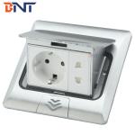 CE approve hidden floor mounted media power socket