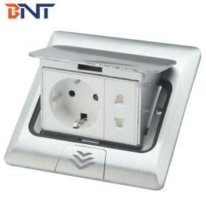 CE approve hidden floor mounted media power socket