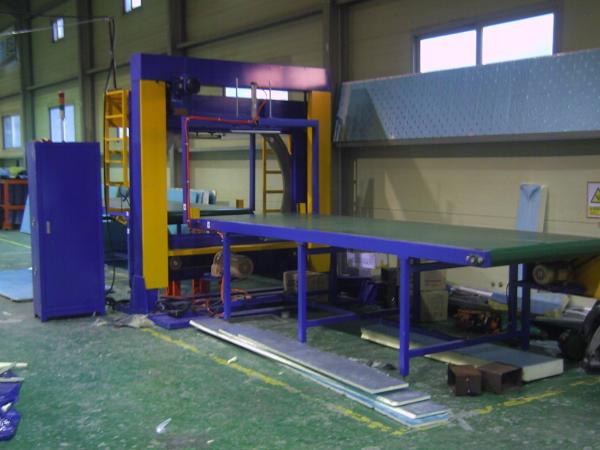 Quality GG800 70r/Min Rotating Speed Pipe Stretch Wrapping Efficiency 1000mm Horizontal Machine for sale