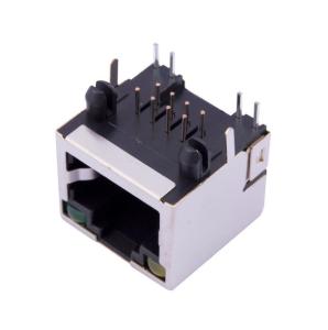 IEEE 802.3 Standard Tab Up Magnetic RJ45 Jack