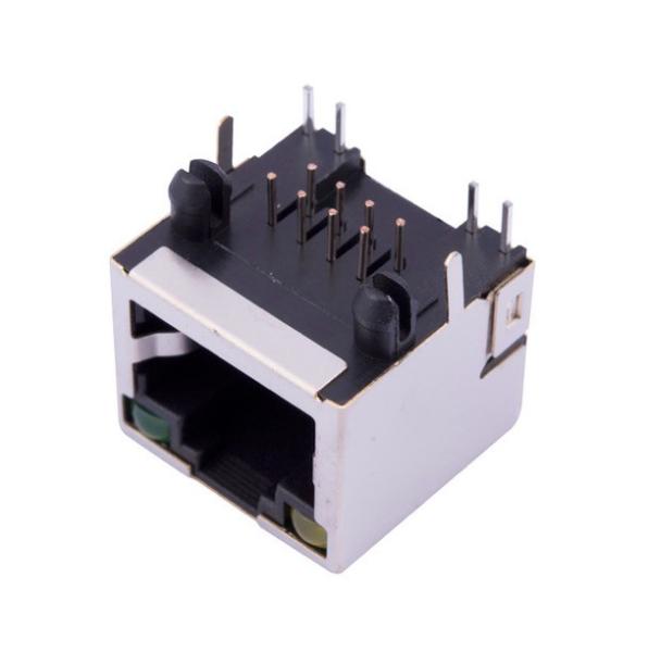 Quality IEEE 802.3 Standard Tab Up Magnetic RJ45 Jack for sale