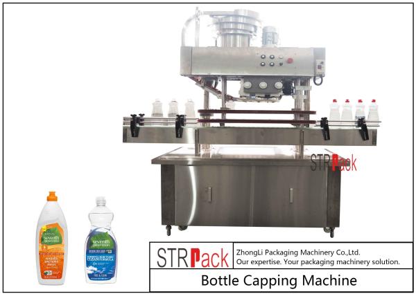 Quality Wash Liquid Inline Bottle Capping Machine 200 CPM With Heavy Duty Frame for sale