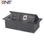 modern style for office desk table pop up power media socket