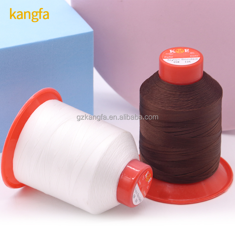 Filament Yarn Type Heavy Duty V69 Tex 70 Nylon Bonded Thread 210D/3 69 for Leather Goods