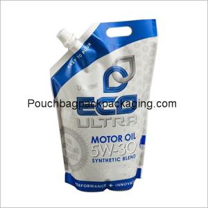China Free stand up spout pouch, laminated spout pouch for motor oil on sale