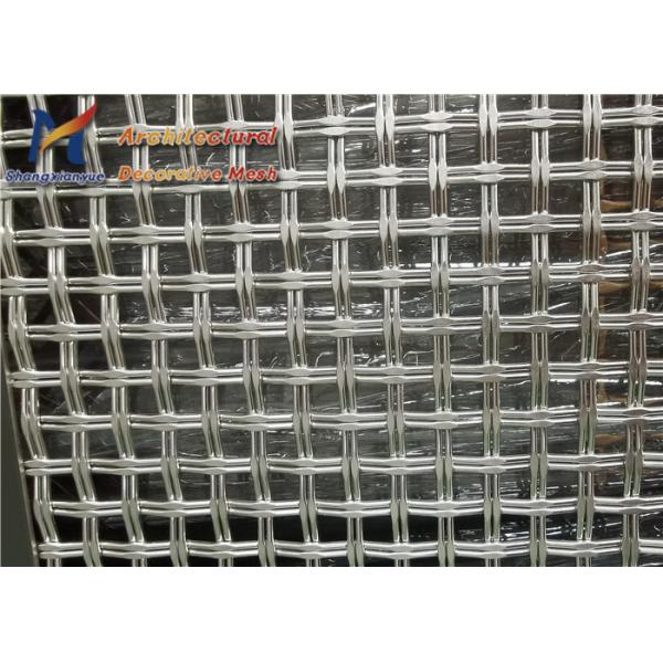 12mm Architectural Woven Wire Mesh Opera Railing Ceilings Dividers