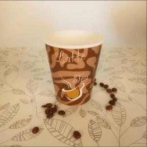 Custom Biodegradable Espresso Paper Cups 2oz 4oz 6oz PLA Coating Eco Friendly