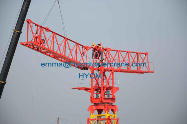 Quality QTP7532 Flat Top Tower Crane External Climbing Type 3M Potain Mast Section for sale