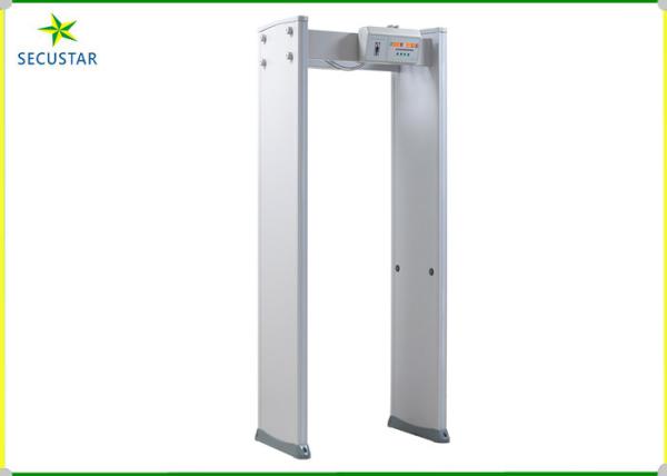 Quality Subway Entrance Scanner Door Frame Metal Detector Sound Alarm Sensitivity Adjustable for sale