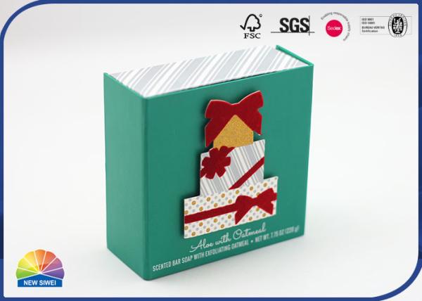 Quality Birthday Present Package Magnetic Lid Box 3D Cake Card Paper Printing for sale