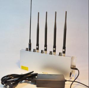 5 Bands Radio Frequency Jammer Remote Control For Gsm 315mhz 433mhz 868mhz
