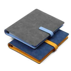China Personalized Printed PU Leather Custom A5 Hardcover Notebook With Logo on sale