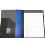 A4 Multifunctional PU Leather Business Notepad Backup Folder 60pp With Writing