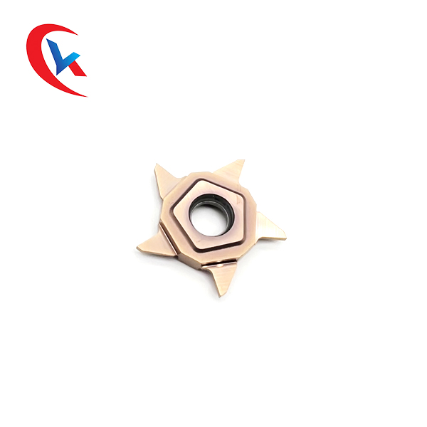 5 notched corners PENTA24N series Long life and low wear Carbide Grooving Inserts