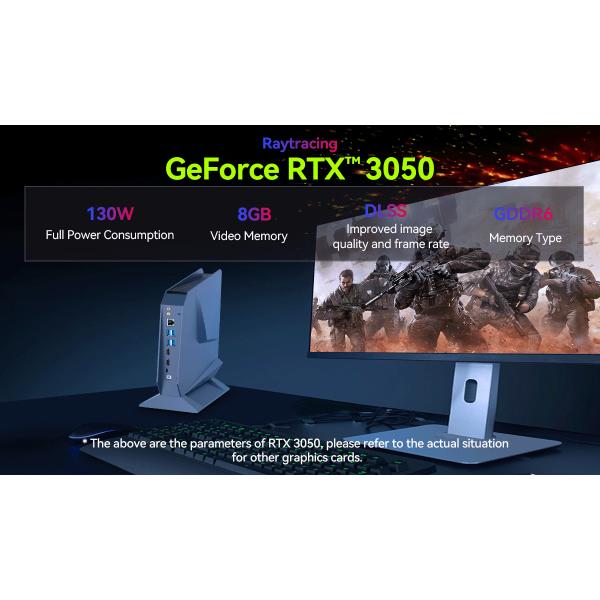 Intel Core I7 12800H Gaming PC With RTX 3050 GDDR6 8GB Discrete Graphics And DDR4 RAM