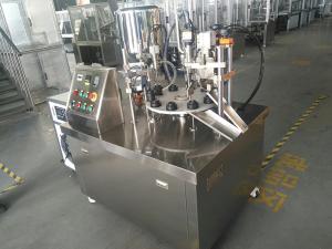 China SS304 Tube Filling Sealing Machine , Toothpaste Tube Filling Machine on sale
