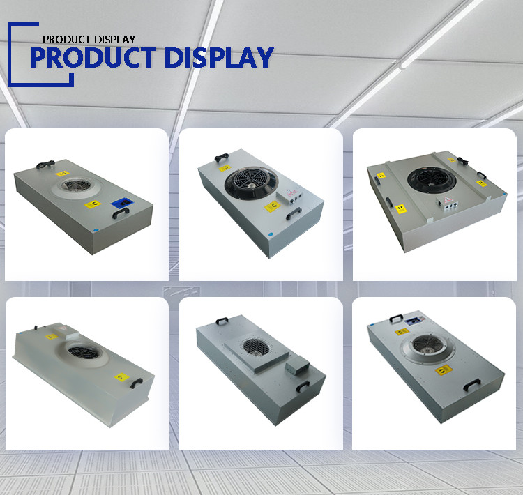 Manual / Computer Control Mode FFU Cleanroom H13 H14 U15 U16 Filtration Level