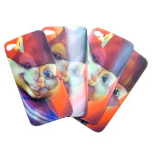 China Glass Free 3D 0.3mm PET Lenticular Adhesive Card on sale
