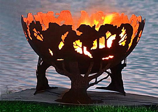 Quality Fashionable Design Corten Steel Fire Pit Bowl Superior Corrosion Resistance for sale