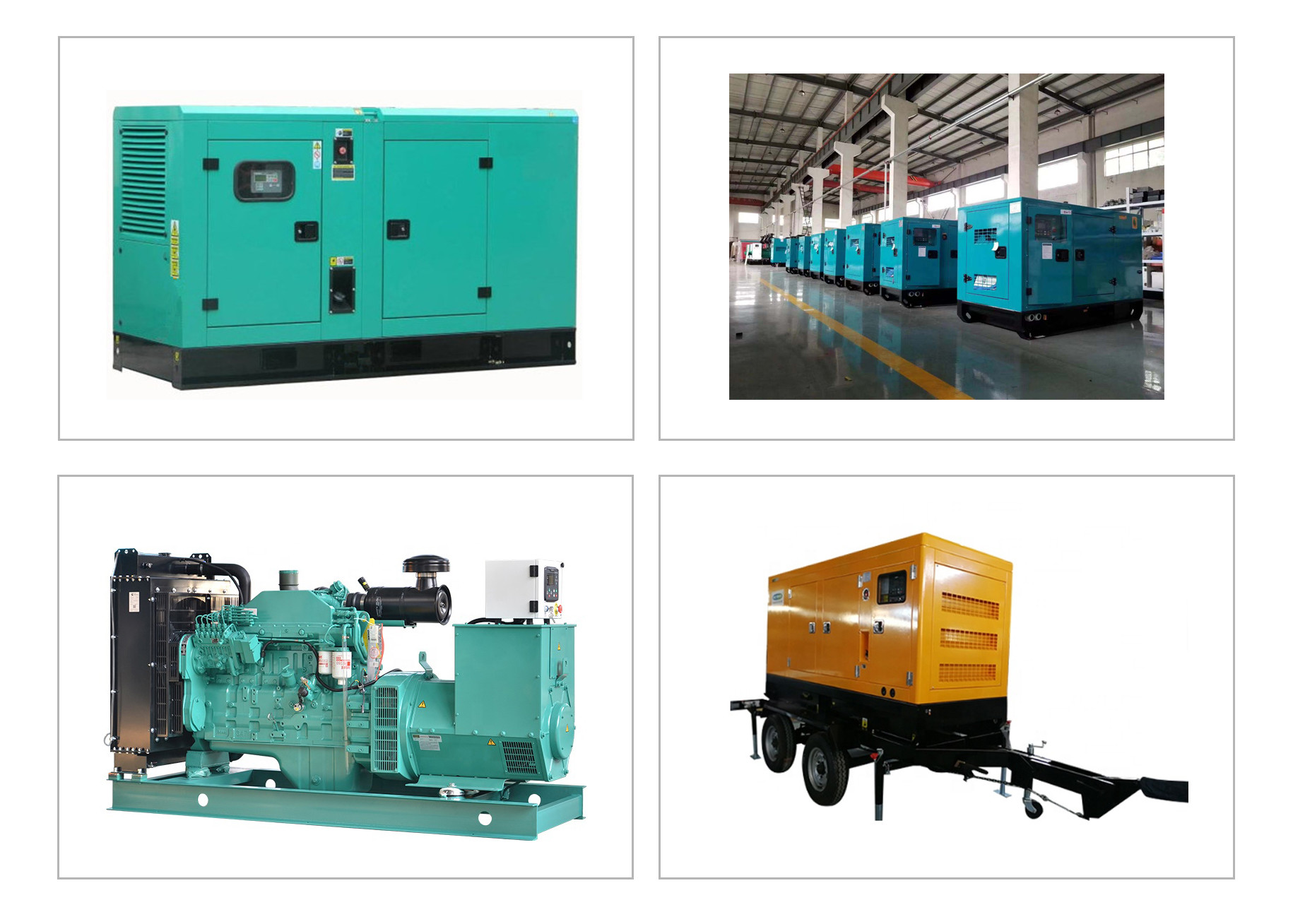 Small silent Weichai diesel generator set for home or small factory in remote area