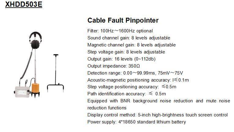 Xhdd503e Xzh New High Quality Digiphone a Frame Power Underground Cable Fault Locator