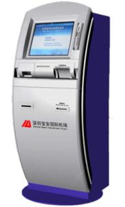 China 32 Inch Full HD Self Check In Kiosk Airport With Passport Reader / Scanner on sale