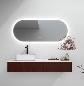 Lighting Defogging Touch Function LED Bathroom Mirror with Magnifying Feature