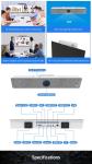 2pcs/Lot Android All In One Video Conference System 4K EPTZ Camera And Speaker