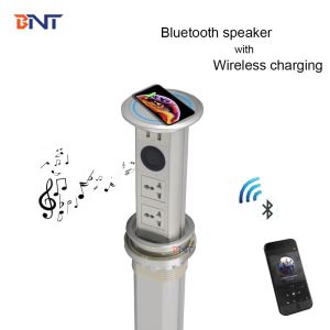 automatic lifting kitchen pop up power and data socket