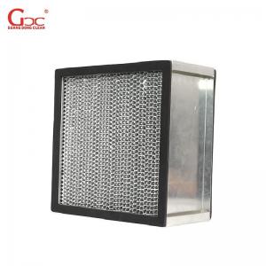 Buy cheap Heat Resistant 1500m3/h 14.38m2 High Efficiency Hepa Filter H14 product