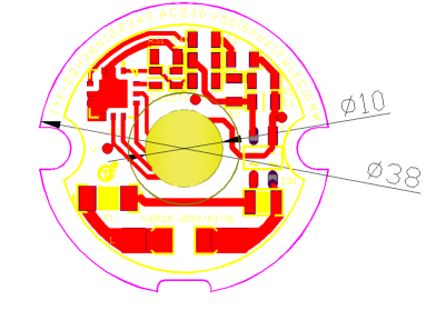 High Brightness Bridgelux AC LED Module 70Ra 80Ra 3000K 4000K 6000K CCT