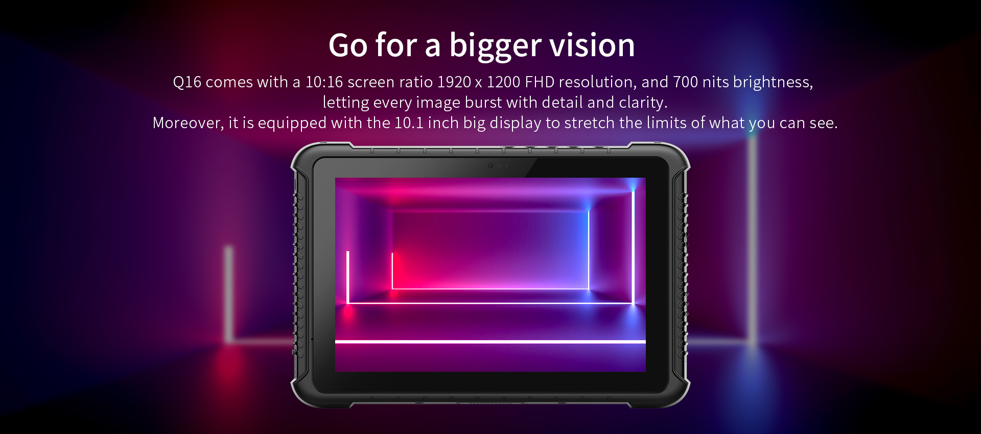 10.1" Octa Core 4G Android Rugged Tablet with IP65 Drop Resistance and Black Color