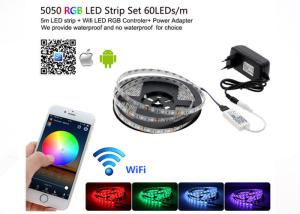 China WiFi Control Smd 5050 Rgb Led Strip Light Home Neon Light With Mini RGB Controller on sale