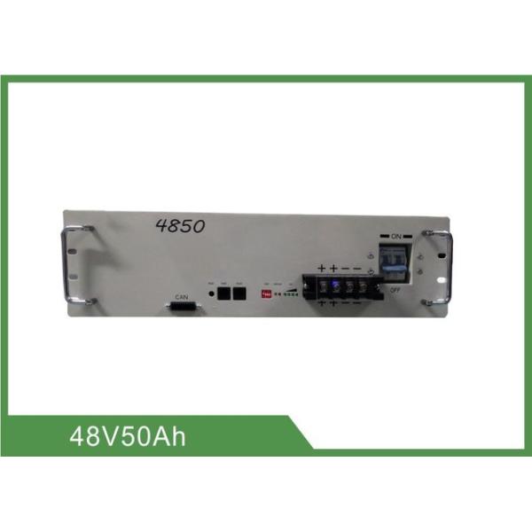 3U Rack Telecom Battery 48V 50Ah LiFePO4 Battery High Safety For Base Station