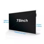 Class Teaching Interactive Digital Whiteboard , Flat Panel White Interactive