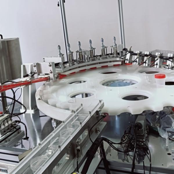 Urine Collection Cup Screwing And Packing Machine High Performance Efficient