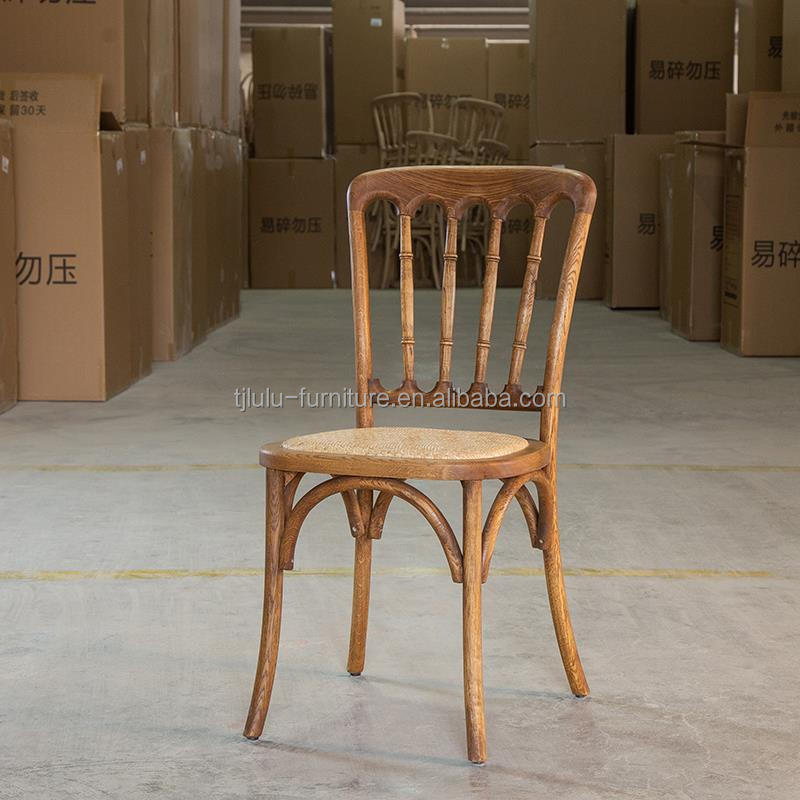 OEM Service Accepted Modern Solid Wood Rattan Chair for Restaurant in Nordic Style
