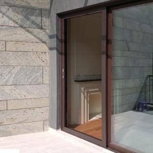 Modern Single / Double Glazing Mesh Sliding Retractable Door