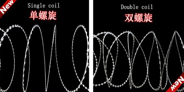 High Security Razor Fence Galvanised barb wire 450mm diameter Coil ₦ 6300 for Building