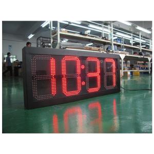 IP65 Waterproof Red LED Panel for Time and Temperature Display Outdoor Applications