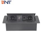 Conference power data solution office table mounted pop up outlet with usb