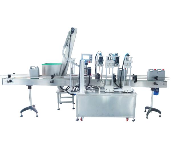 Quality Linear Ropp Cap Sealing Machine Bottle Filling Capping And Labeling Machine for sale
