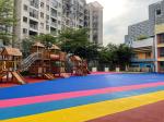 Custom Thickness EPDM Rubber Running Track With Excellent Flexibility Slip