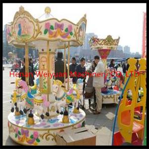 China 6 seats carousel for kids outdoor ride merry go round mini carousel on sale