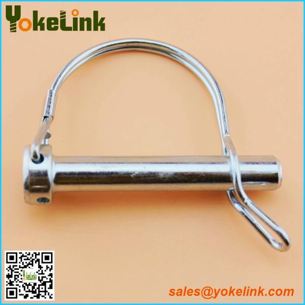 3/8 inch Round Wire Lock Pins Shaft Locking Pin Double Wire Snapper Pins for Farm Trailer